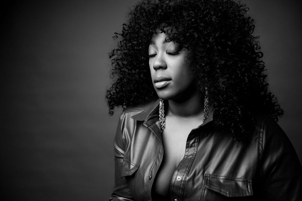 soulful black and white portrait