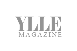 YLLE Magazine logo in sophisticated gray lettering.