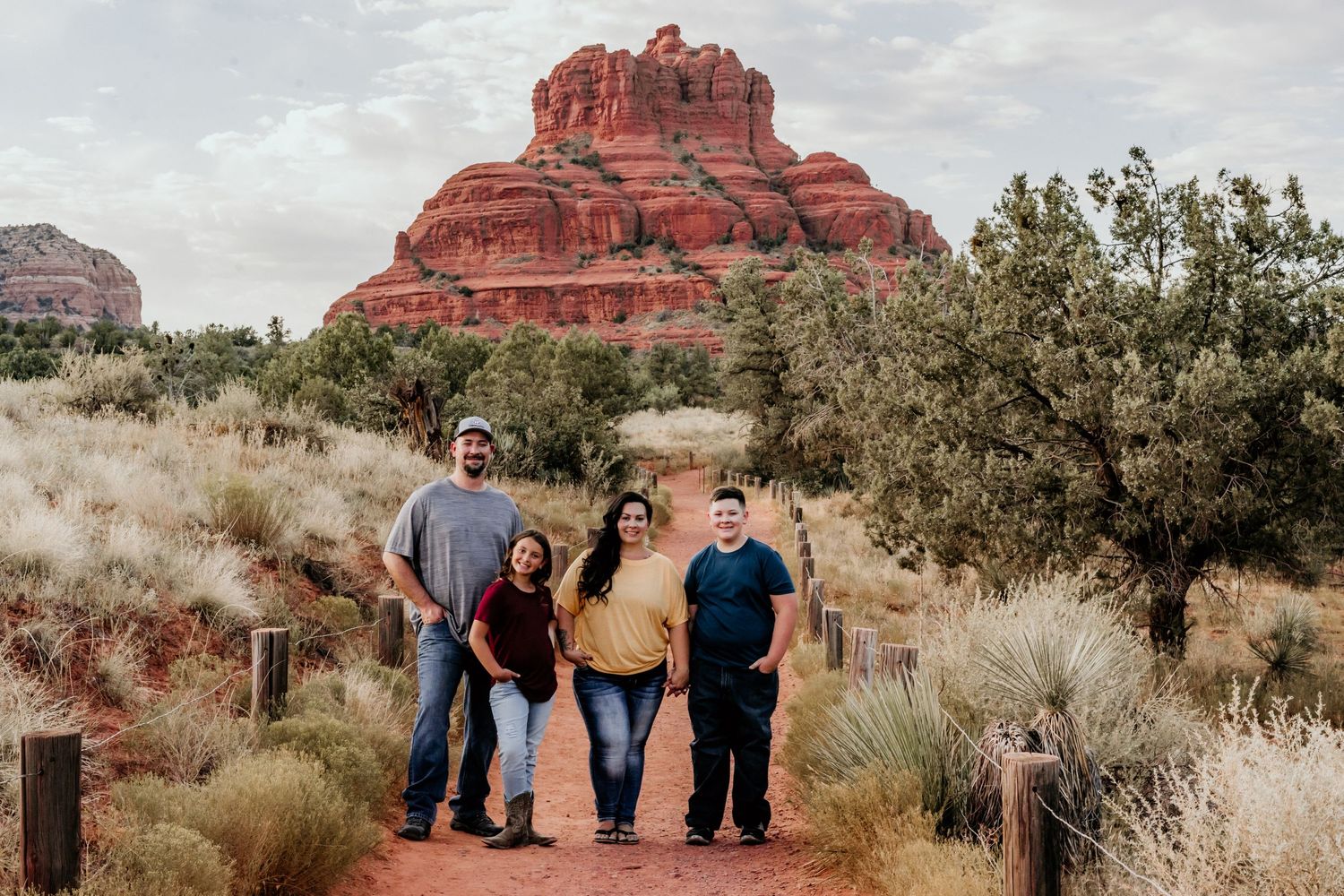 Family Pictures Red Rocks Sedona Arizona
