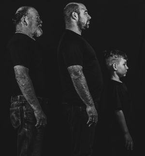 Grandfather, father and son. Generations-A Legacy Photoshoot