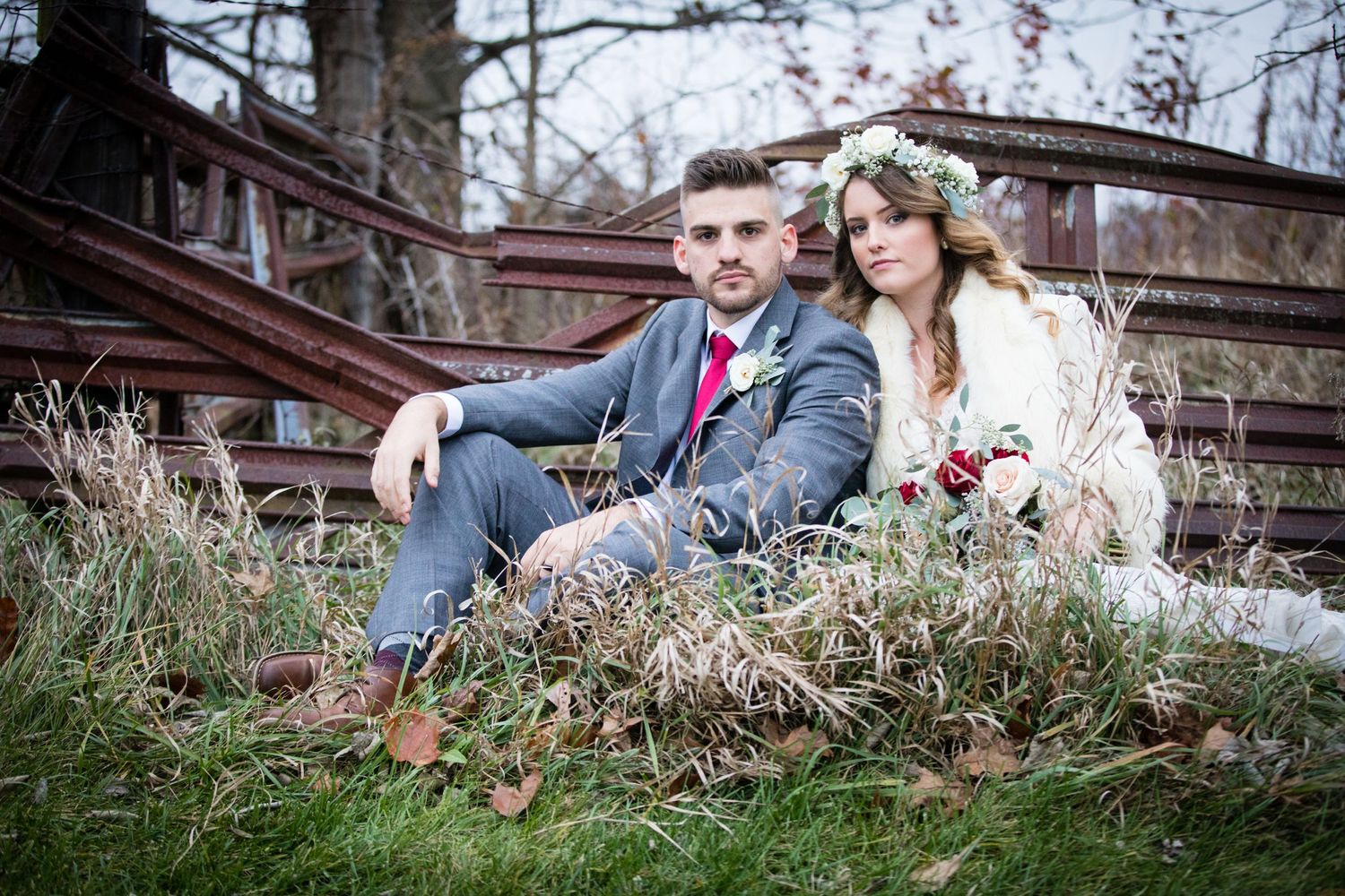 Intimate winter wedding in Zionsville
