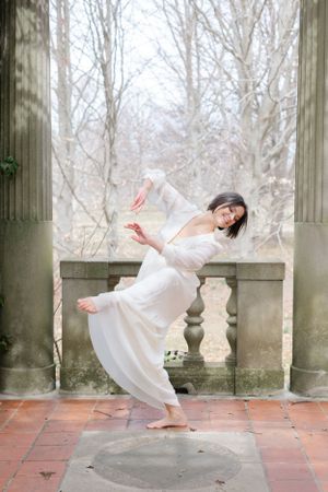Dancer photo at Harkness Memorial Park in Connecticut.