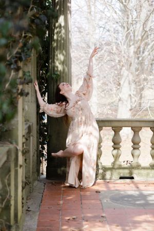 Dancer photo at Harkness Memorial Park in Connecticut.
