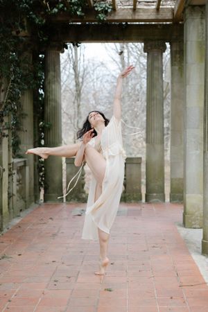 Dancer photo at Harkness Memorial Park in Connecticut.
