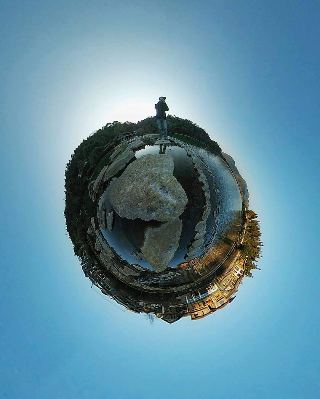 Photographer William La Mont Tenchong Yunnan 360 virtual tour travel photo tiny little planet world