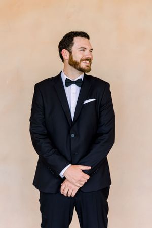 Groom Portrait at Tehama Golf Club, Carmel Wedding.