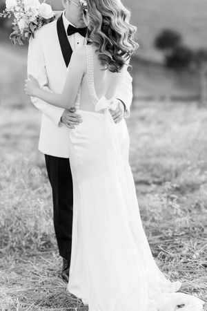 Bride and Groom Portrait at Nella Terra Cellars in Sunol, Ca. Bay Area Vineyard wedding