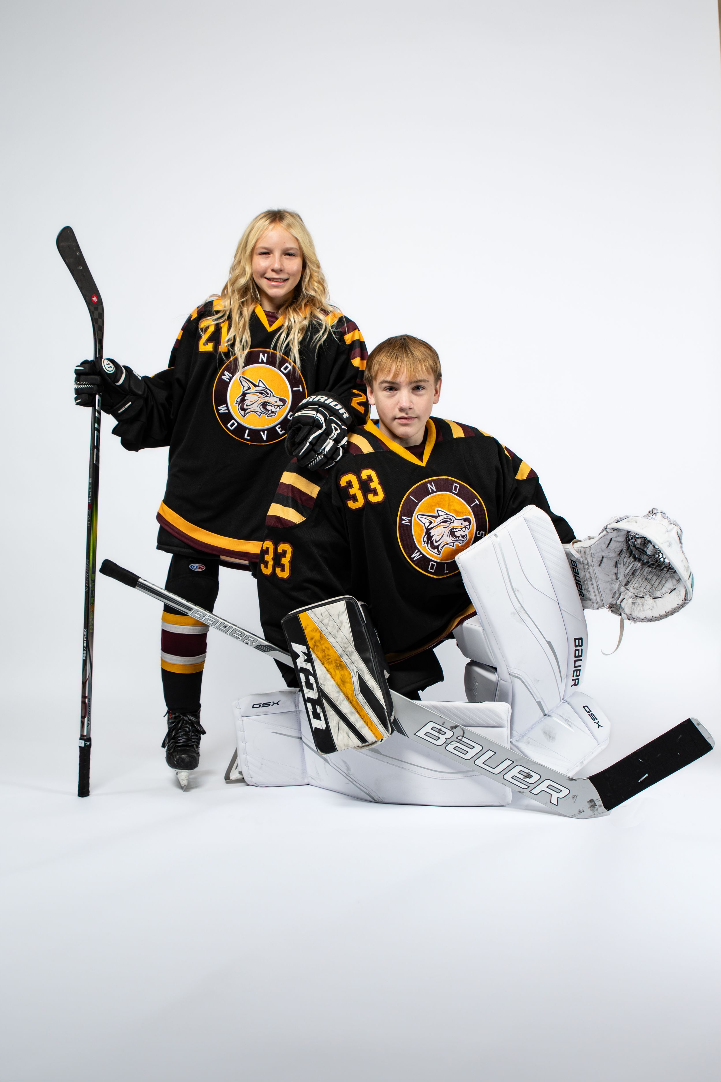 Minot Hockey Boosters Sports Media Day Photography - Emma Nicole Photography