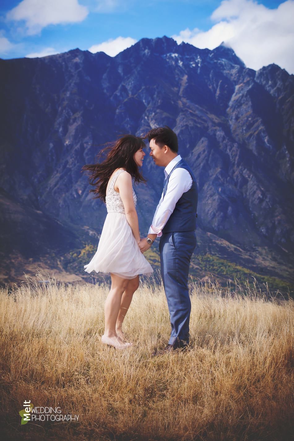 Fun up on Queenstown hill (with access only) for this lovely couple who came all the way from Singapore
