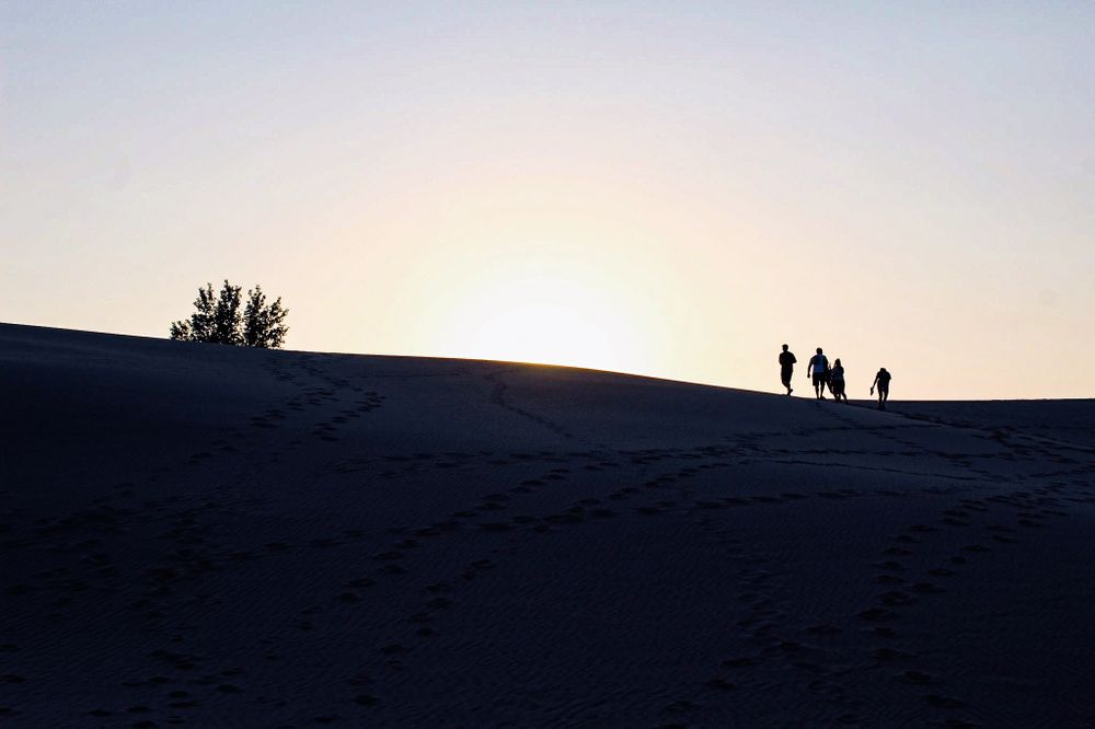 Sunset Silver Lake Sand Dunes Joe Kuttler photography