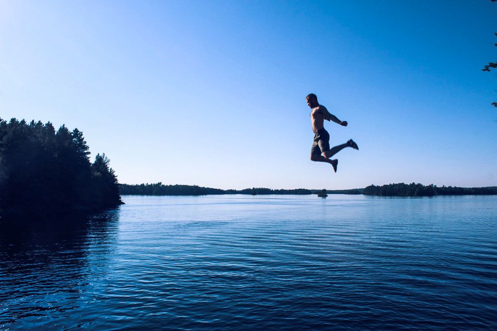 Leaping Out Voyageurs National Park Joe Kuttler photography