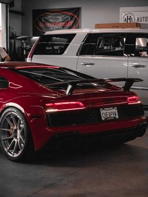 Rear end of Audi R8