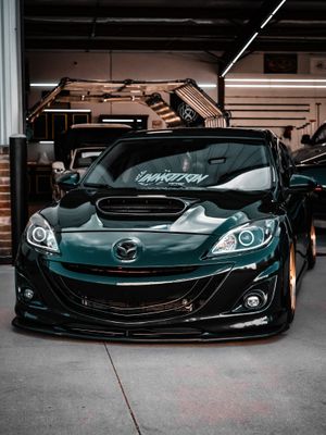 Front end of lowered Mazdaspeed3