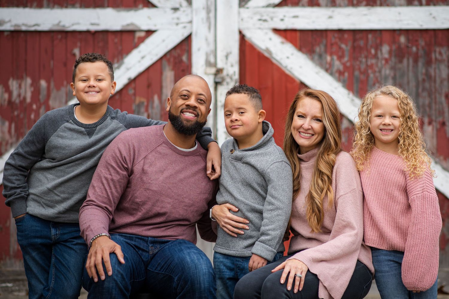 family love farm chic fall smiles portrait photo