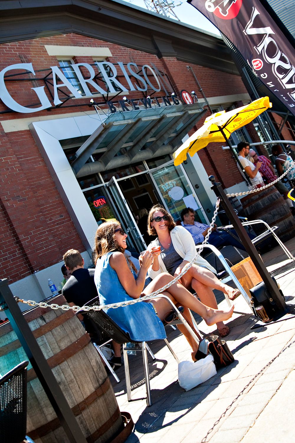 The outside of the Garrison Brewery in Halifax.