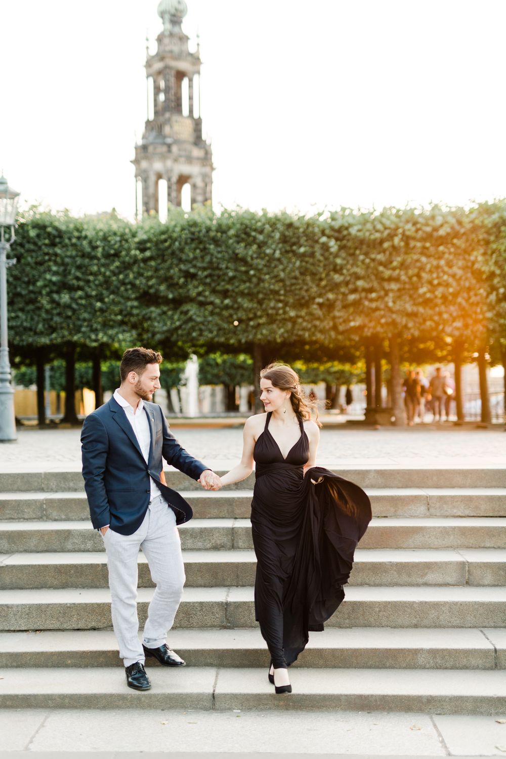 Paarfotoshooting in Dresdner Altstadt