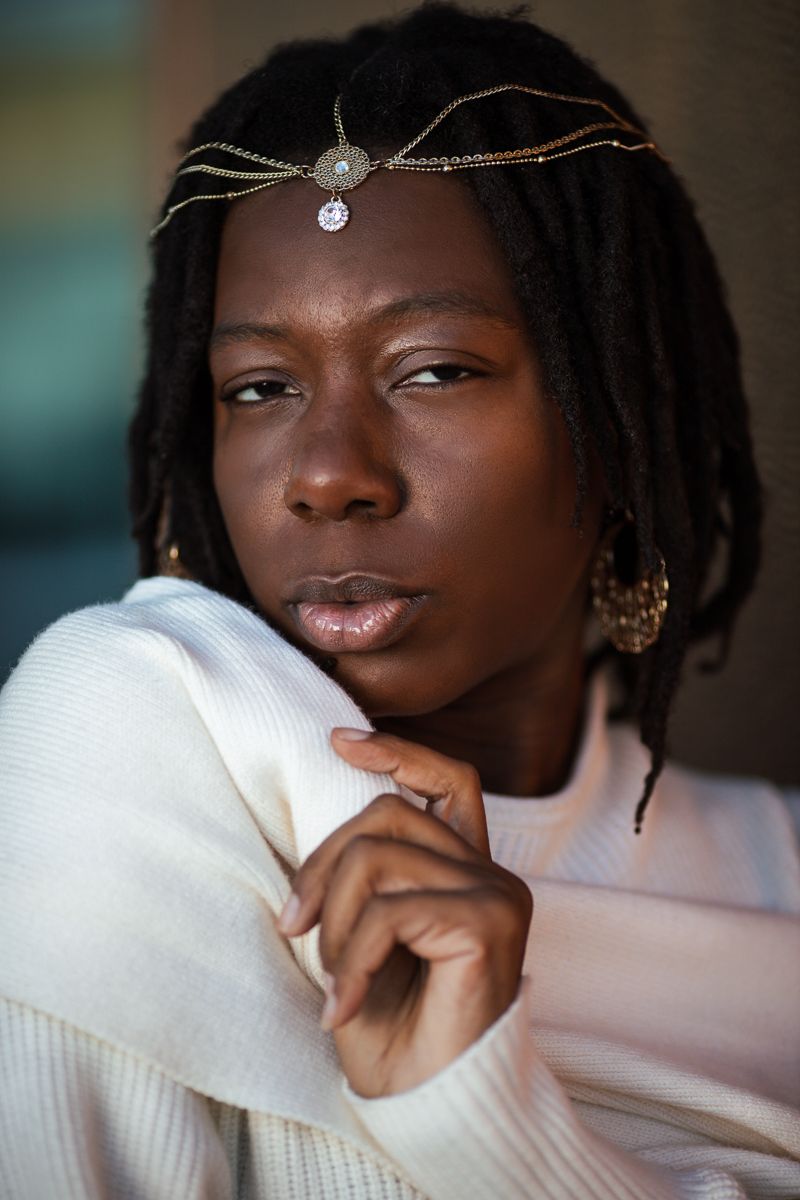 Portrait photography of a black woman in Tempe, Arizona