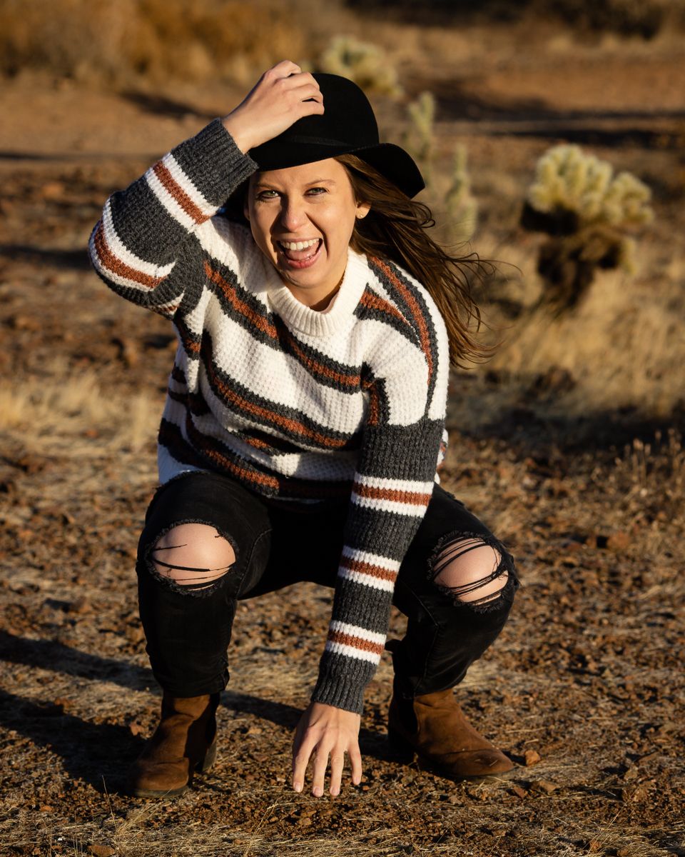 Portrait photography of a young white woman in Phoenix, Arizona