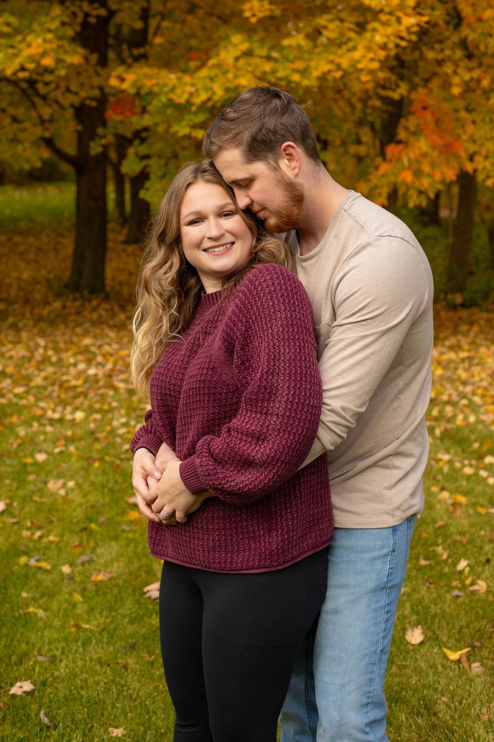 Autumn Engagement couple