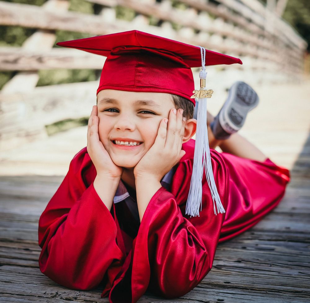 Kindergarten graduation photography