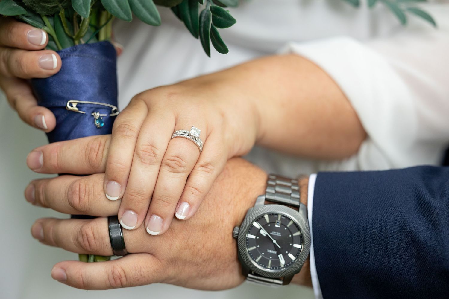 Phelps close up of wedding rings