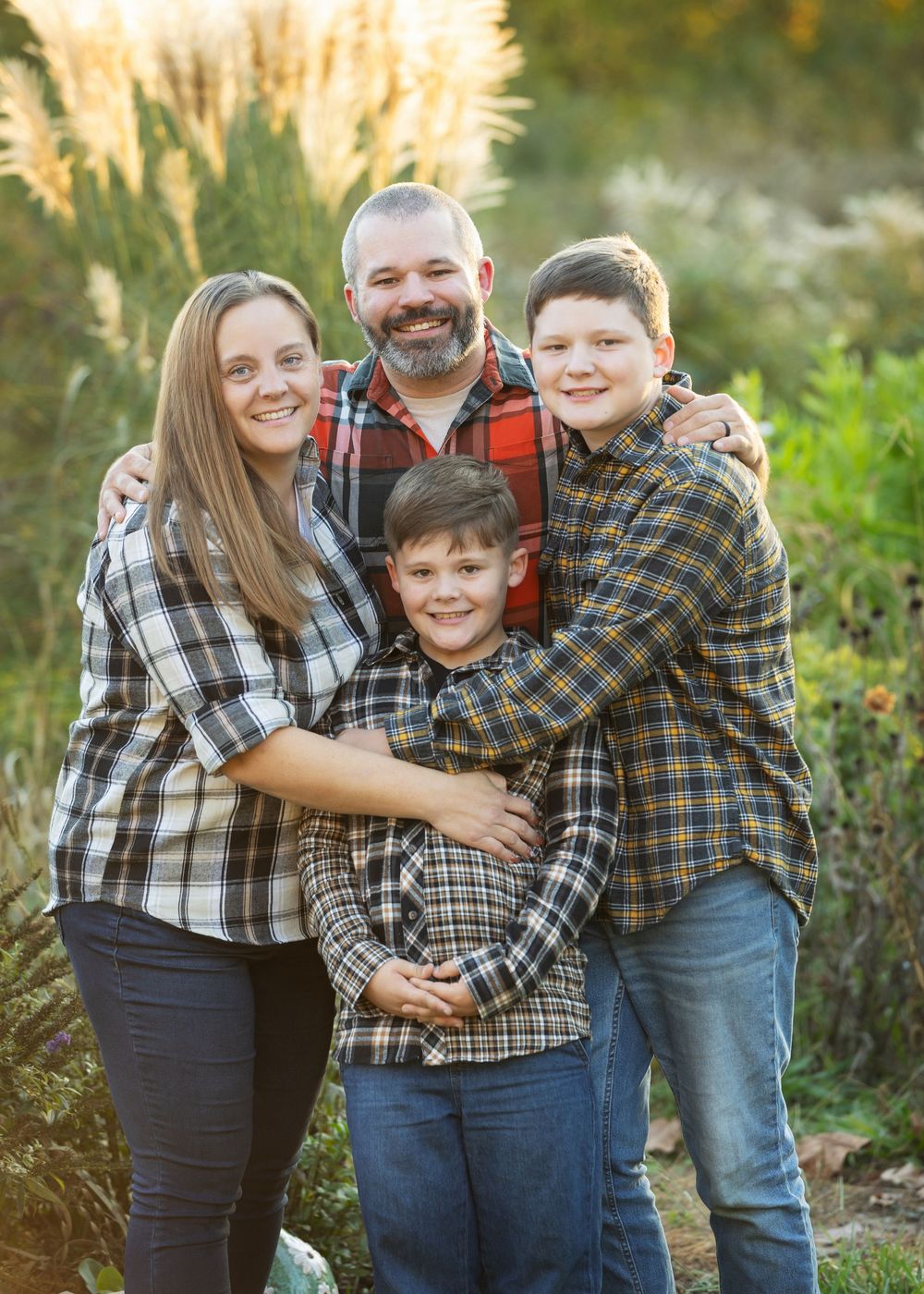fall family photography huron township