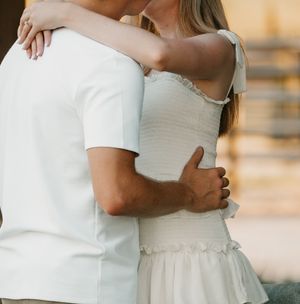 intimate engagement session, near Jackson, TN