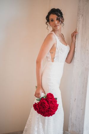 Kate's Bridal Cottage and wedding dresses, Boise Wedding Photography. Bride getting ready photos.