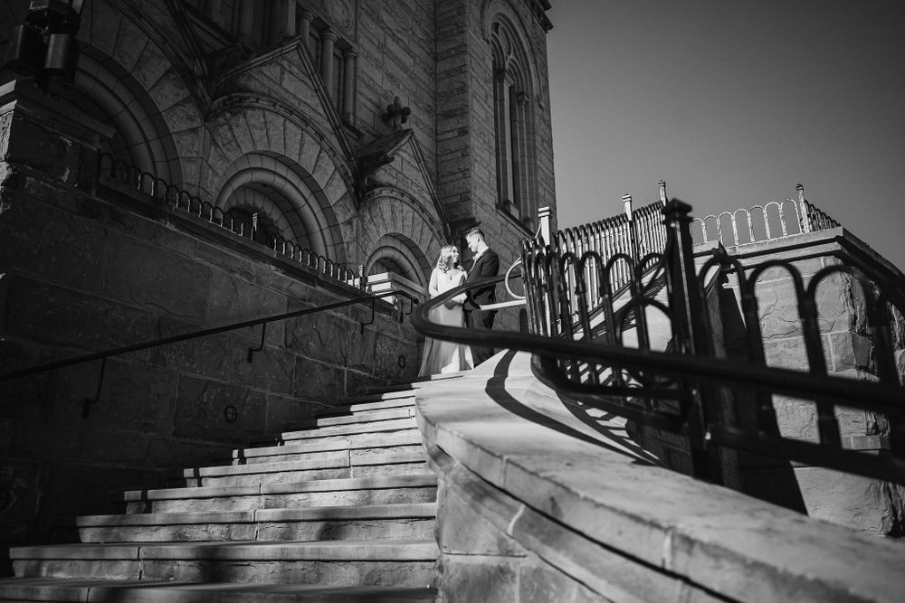St. Johns Cathedral Boise, Environmental Wedding Portraits, Boise Wedding Photographers.