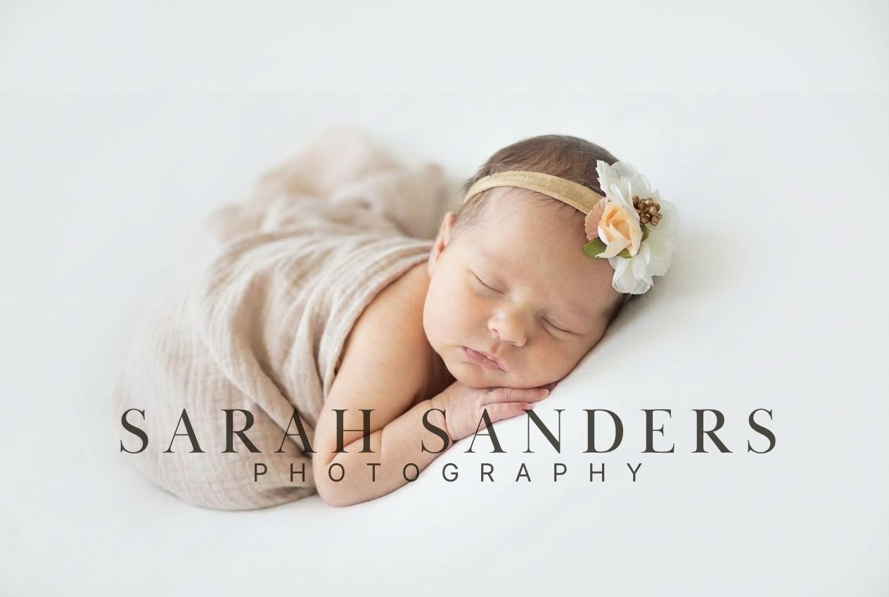 Newborn Baby in side laying pose