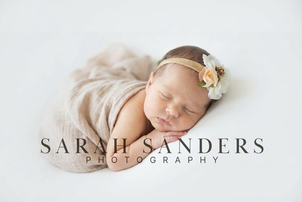 Newborn Baby in side laying pose