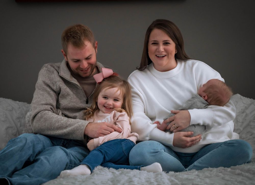 In home family/newborn session, martin Tennessee