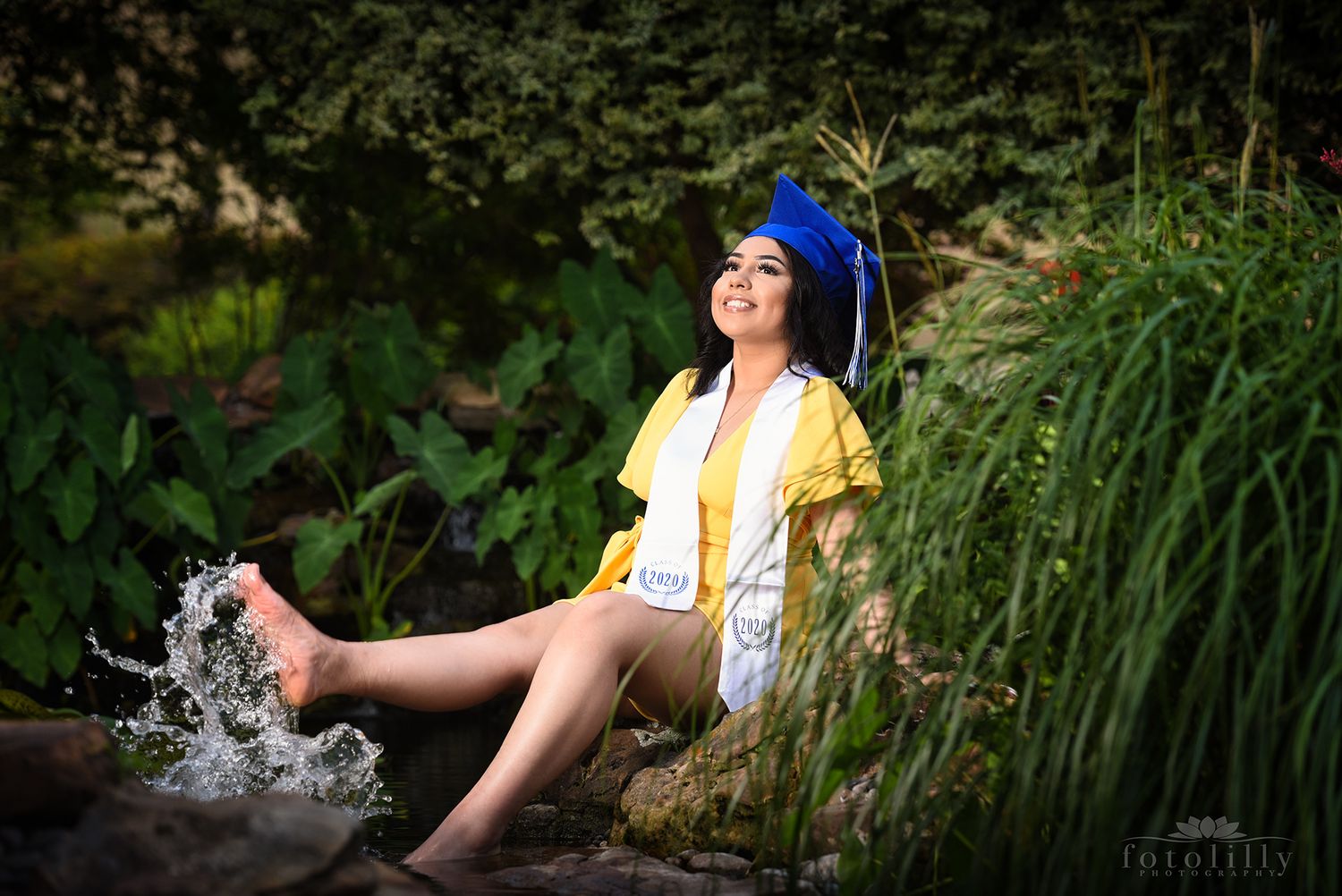 Maria's Senior Photoshoot at the Theological Seminary Garden fotolilly photography senior portrait packages.