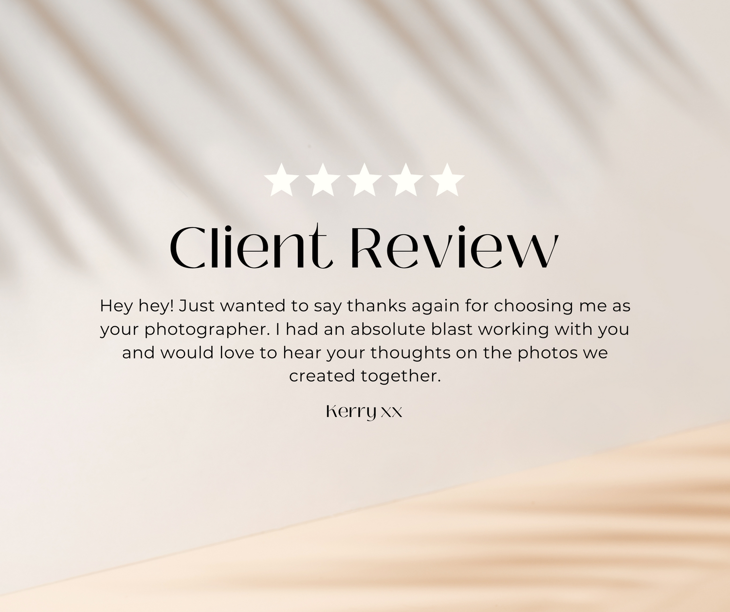 Client review