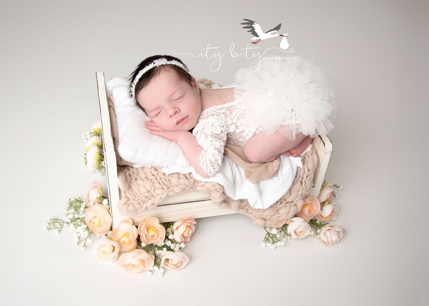 Baby Nora North Olmsted Newborn Photographer Tutu