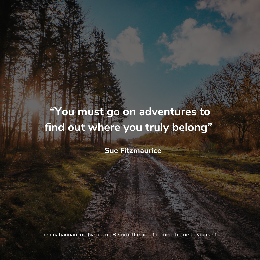 Return creative community. self care. choose your own adventure. remember who you are. reconnect with what you love.