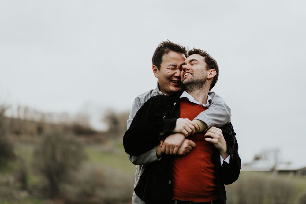 lgbtq engagement photos in bristol