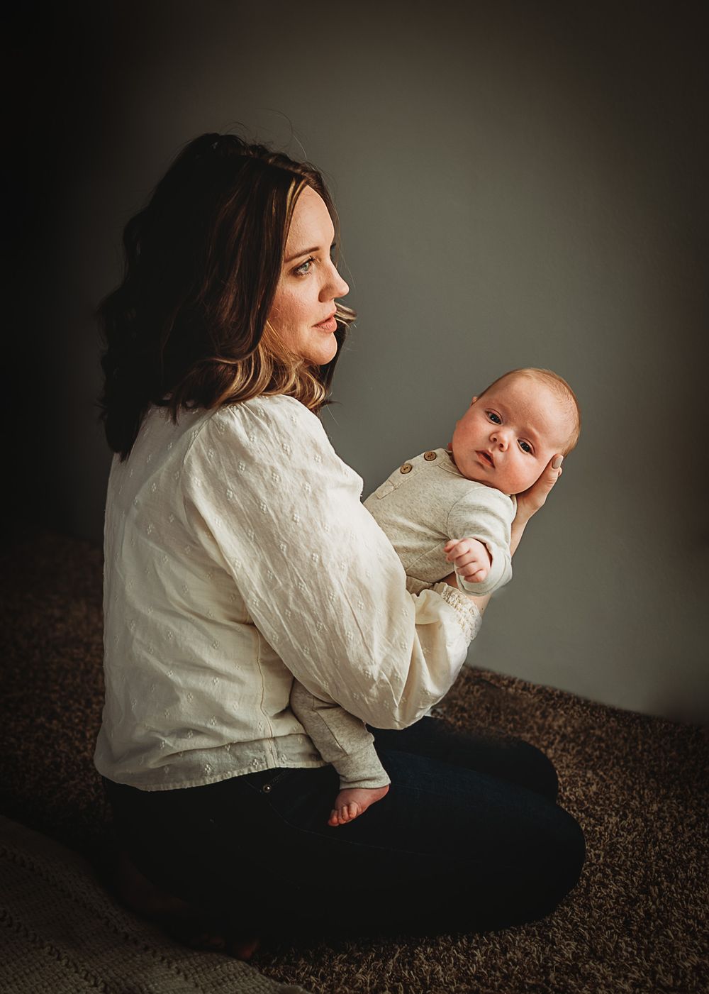 A mother's love portrait.