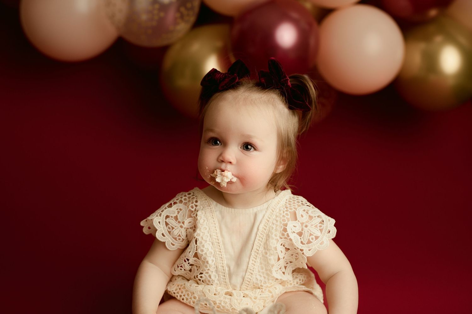 Wichita cake smash photographer, Wichita baby photographer, baby portraits near me