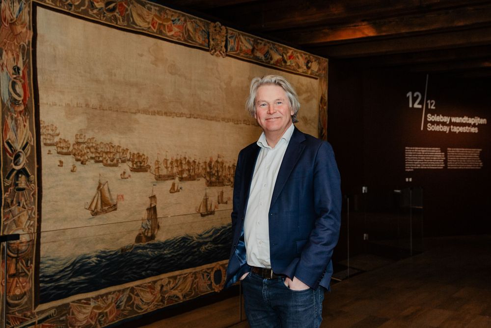 portrait of a museum's director in Amsterdam