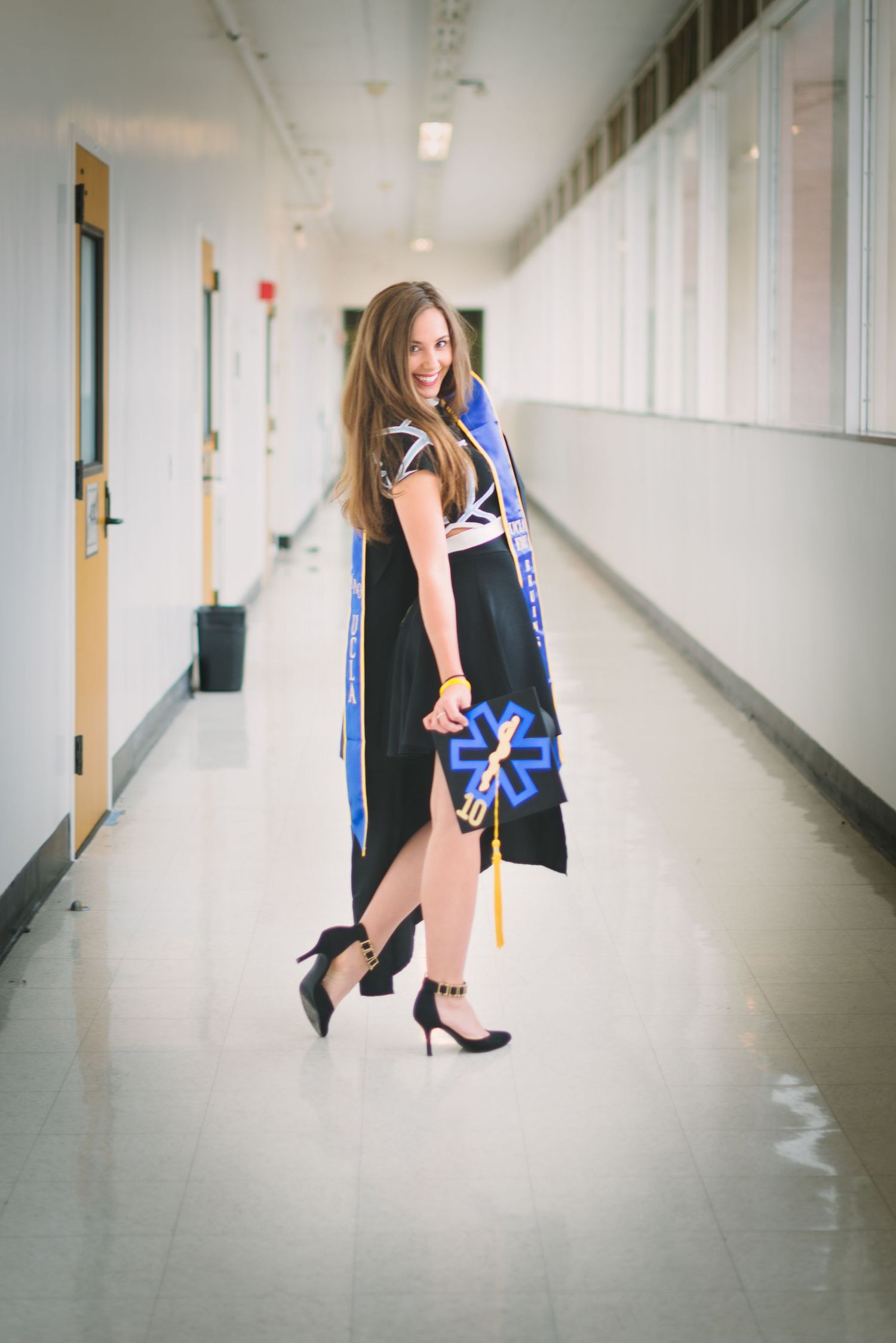 Cap and Gown portraits, Sorority grads, Senior Greek portraits