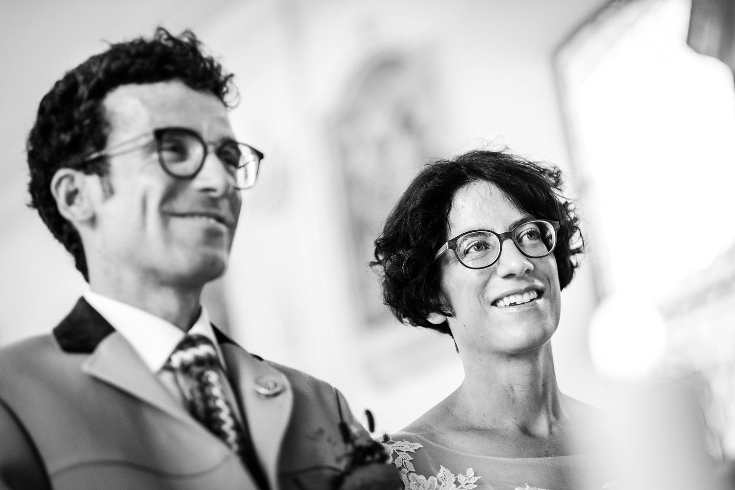 TLOOK photographe de mariage de style documentaire, cérémonie religieuse portrait des mariés