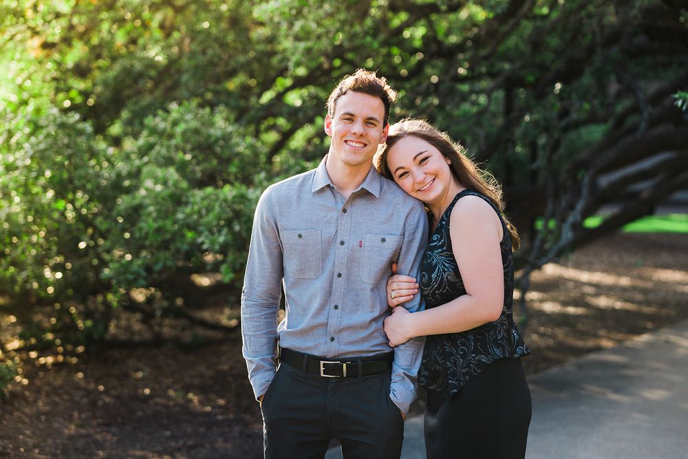 The Century Tree at Texas A&M University Engagement Photography