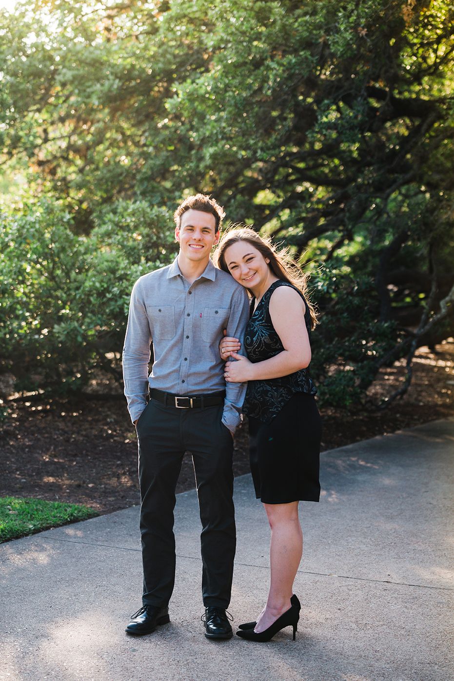 The Century Tree at Texas A&M University Engagement Photography