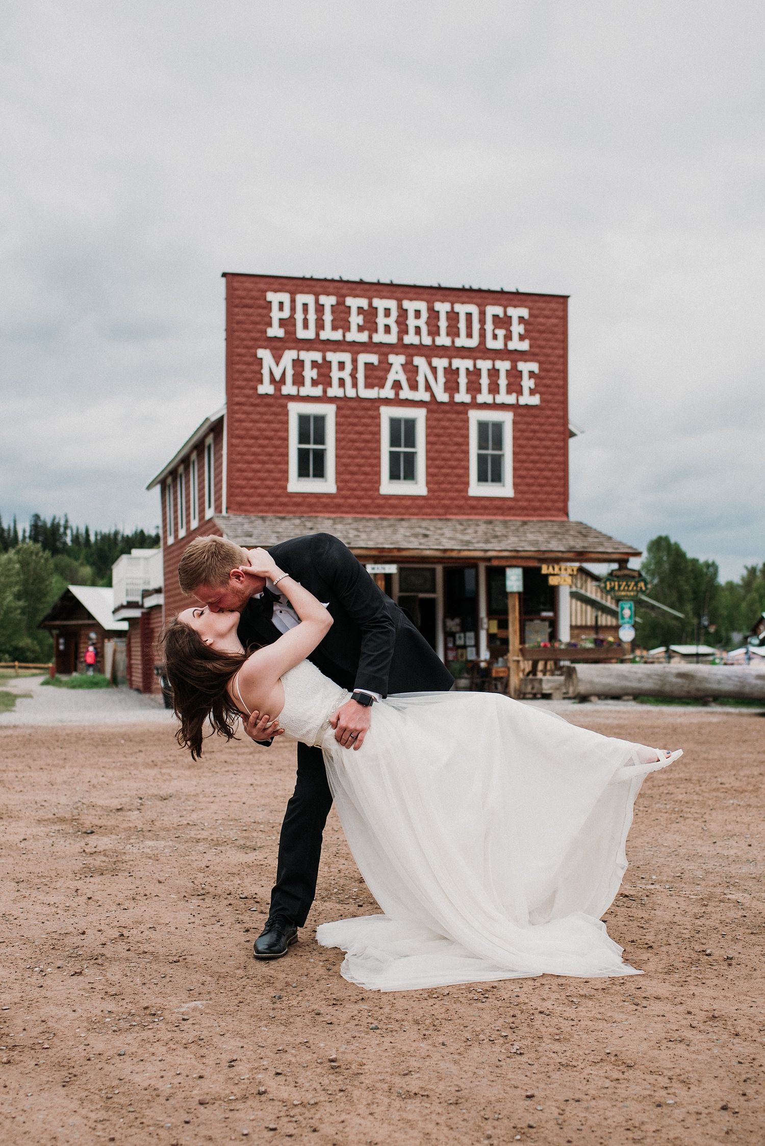 Polebridge Mercantile Montana elopement photos