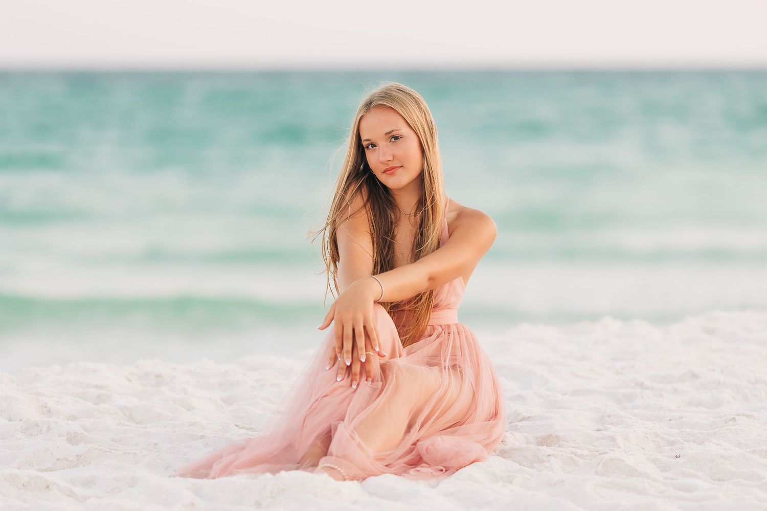 girl senior portrait in Navarre Beach
