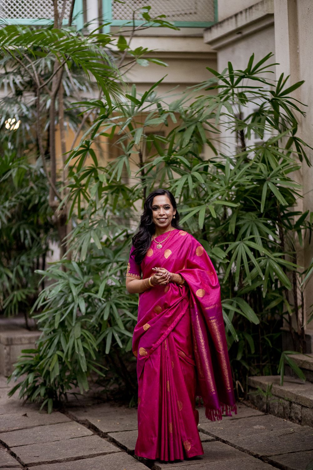 A South Indian Bengali wedding with a pet cat at Taj West End, Bengaluru