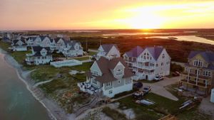 beach house rentals at sunset Top Sail NC