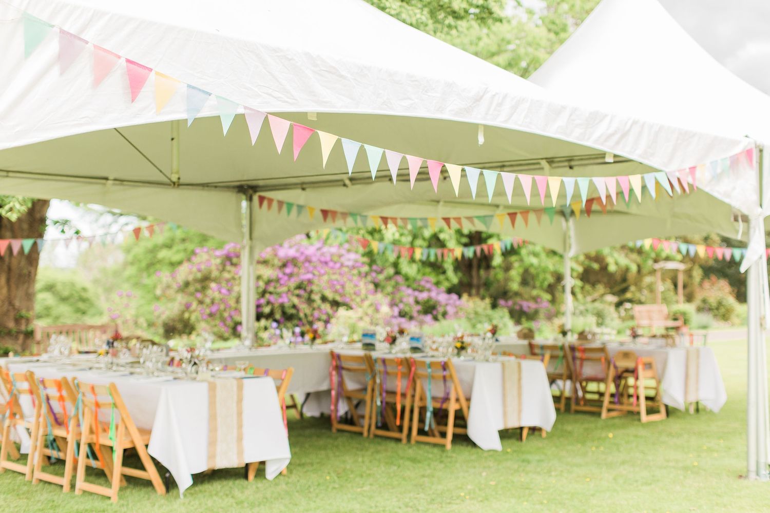Hayley Elizabeth Photography Homme House West Midlands wedding photographer - micro wedding colourful outdoor reception