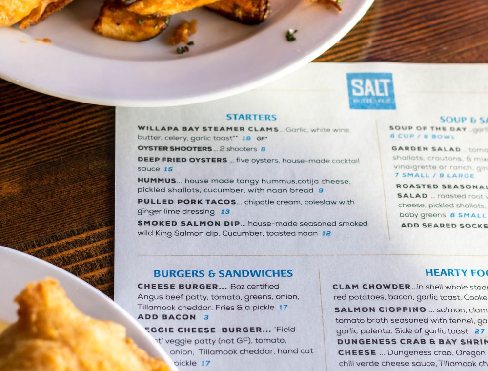 Restaurant branding, drinks, marketing images